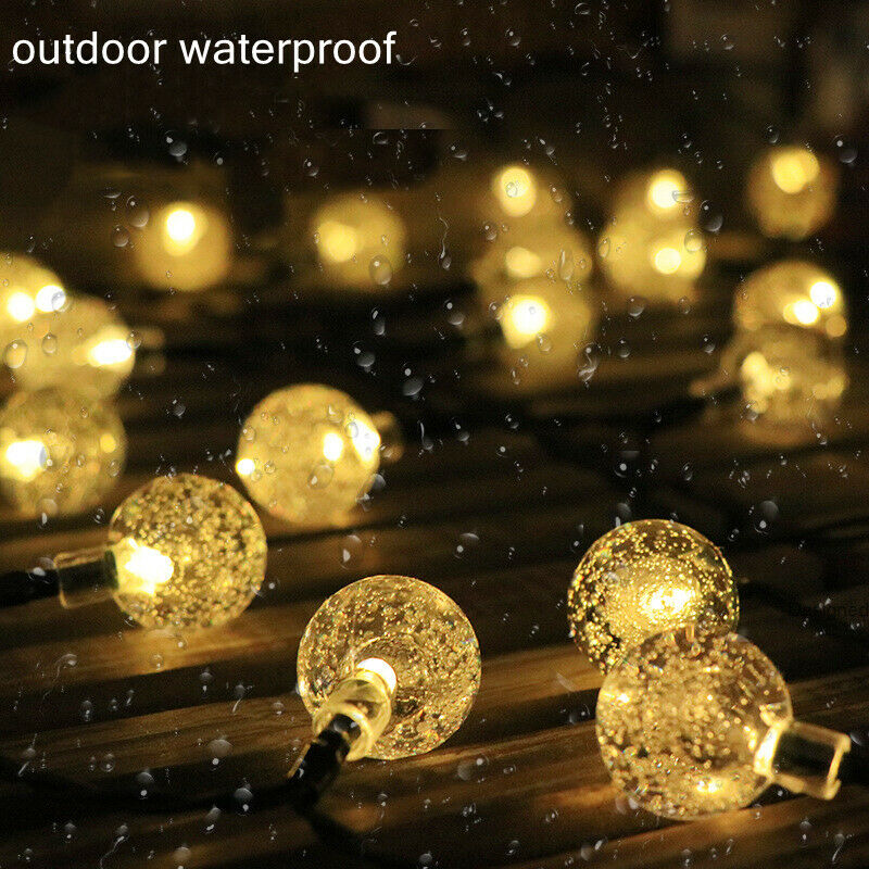 Garden Knight™ Outdoor Solar Globe String Lights