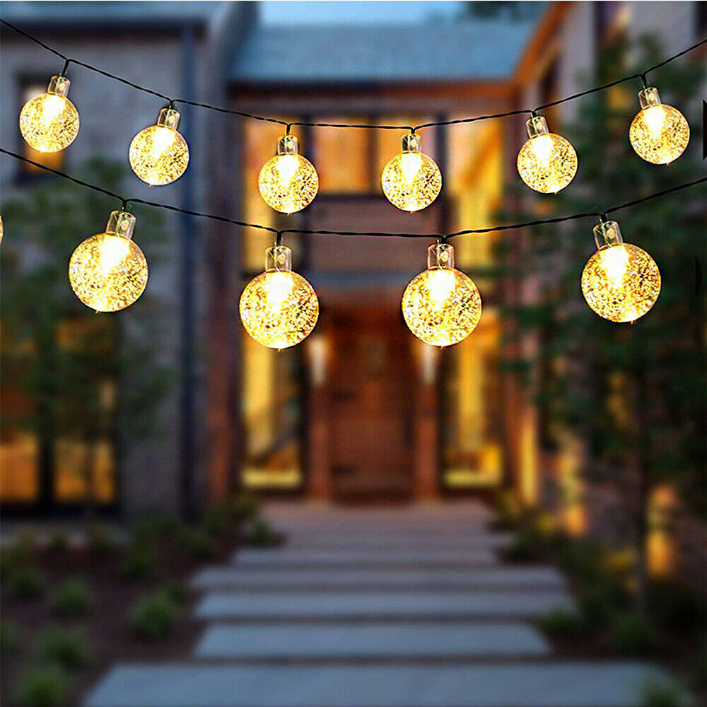 Garden Knight™ Outdoor Solar Globe String Lights