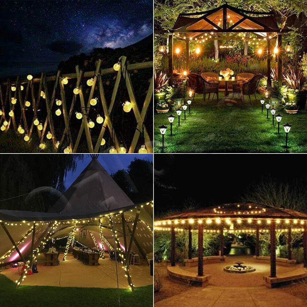 Garden Knight™ Outdoor Solar Globe String Lights