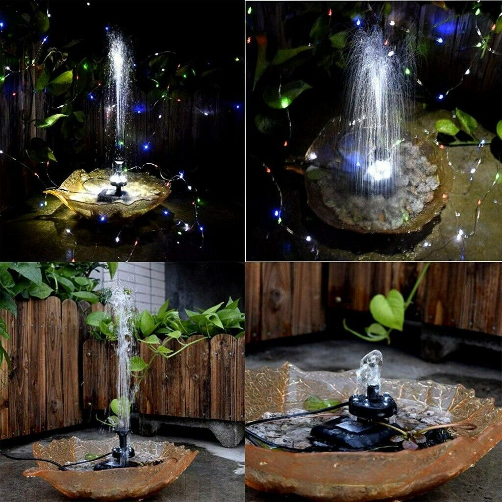 GARDEN KNIGHT™ Solar Powered LED Floating Fountain