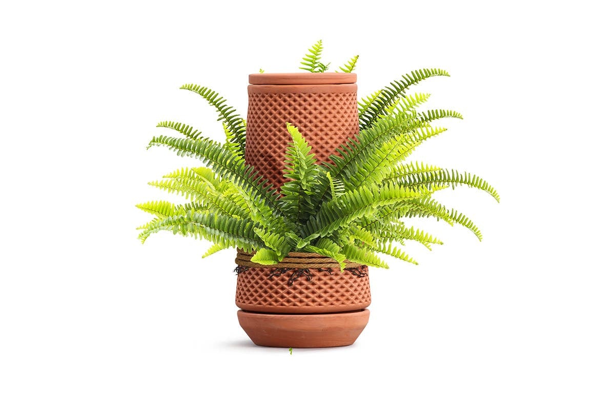 GARDEN KNIGHT™ Self-Watering Terracotta Ceramic Planter